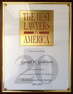 Best Lawyers in America - 20 Years
